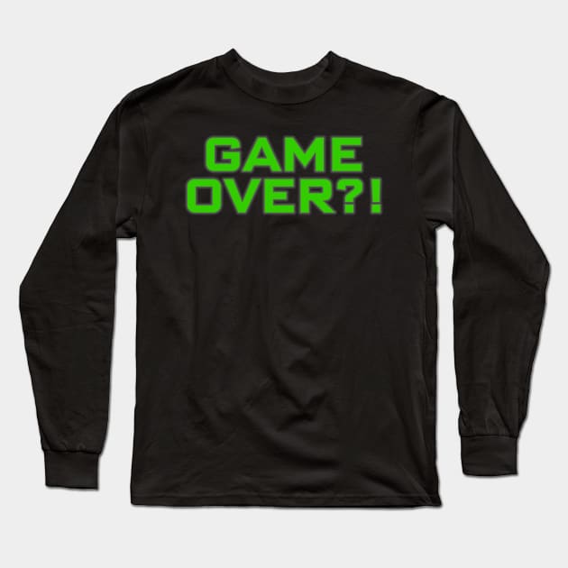 Game Over - Judgment Has Arrived Long Sleeve T-Shirt by Punch Black